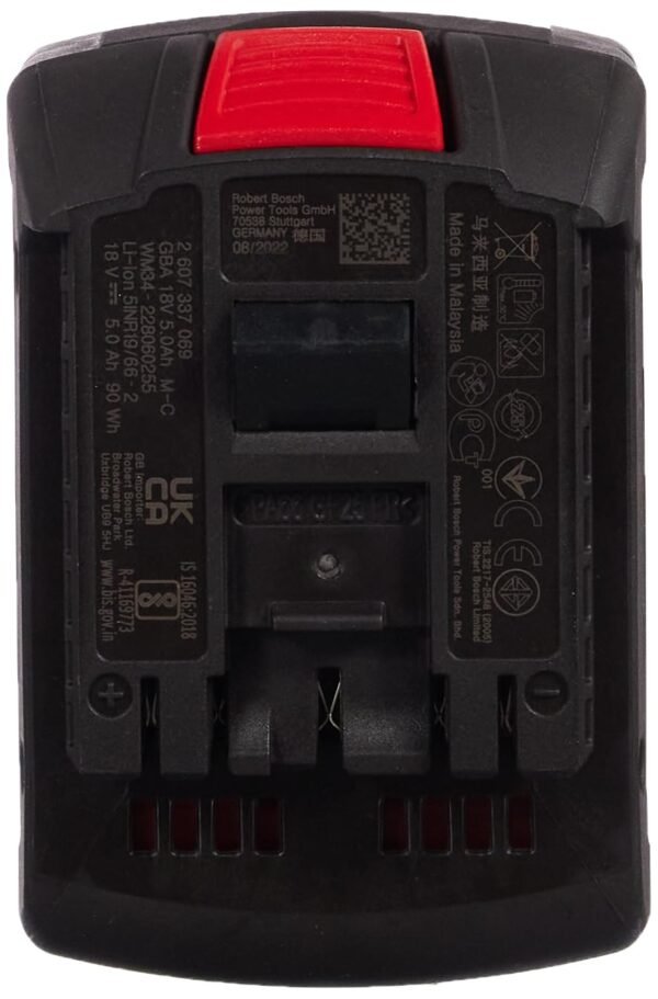 Bosch Professional 18V Akku GBA 5.0Ah überzeugt mit langer Laufzeit und Kompatibilität