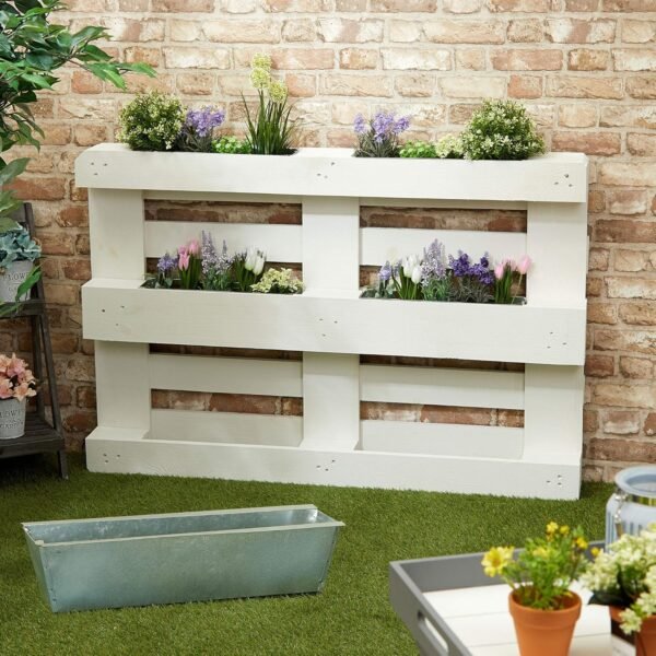 Cepewa 6er Set Pflanzkästen aus Zink wetterbeständig und vielseitig für Balkon und Garten