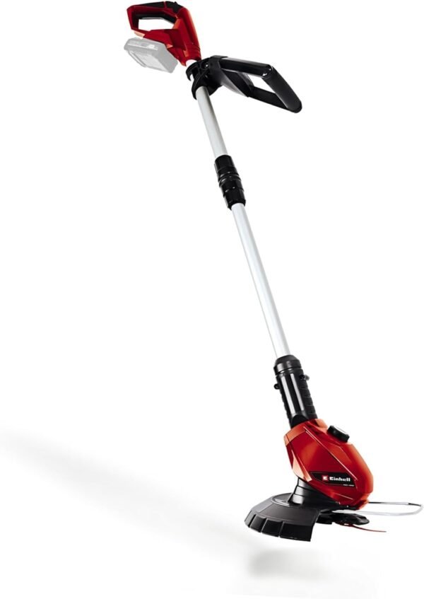 Einhell cordless grass trimmer GE-CT 18 Li-Solo Power X-Change (Li-Ion, 18 V, 24 cm cutting width, 8500 rpm, rotatable and tiltable motor head, Flowerguard, without battery and...