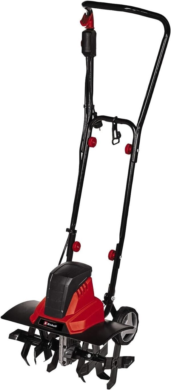 Einhell Electric Ground Hoe GC-RT 1545 M (1500 W - 45 cm, 22 cm Working Depth, 45 cm Working Width, 2-Point Safety Switch, Overload Coupling, Folding Guide Bar, Robust Cleaver)