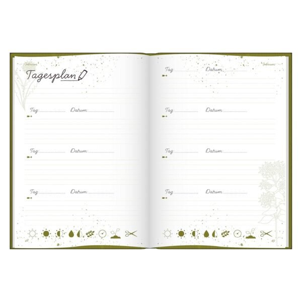 Gartentagebuch Garten Liebe mit Aussatkalender und praktischen Gartentipps entdecken