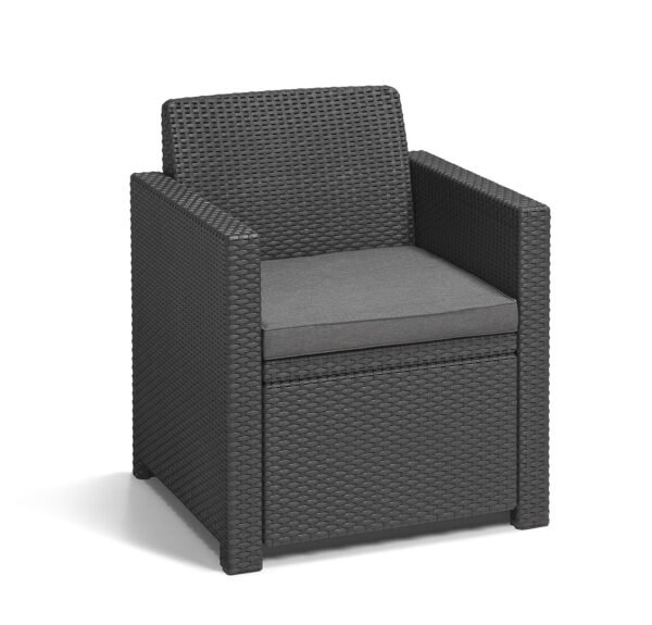 Keter Merano Gartenset modernes Design wetterfest bequem und pflegeleicht