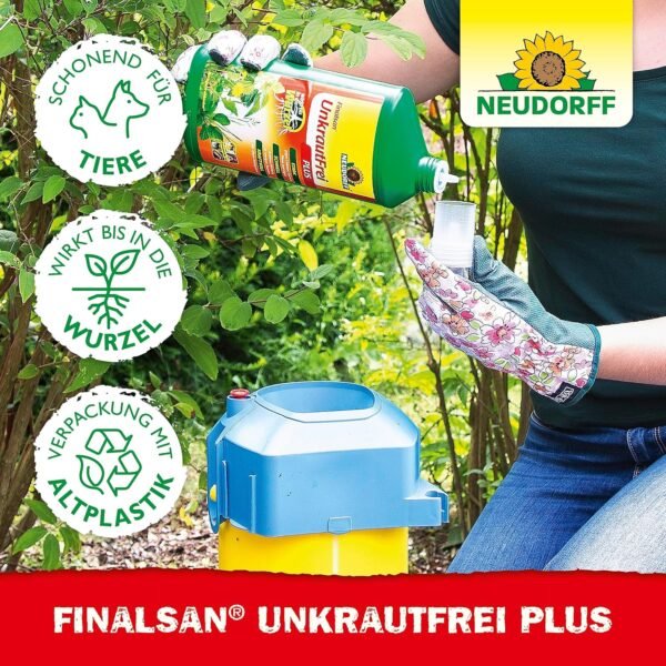 Neudorff Finalsan UnkrautFrei Plus kraftvoller Unkrautvernichter ohne Glyphosat gegen Moose und Giersch