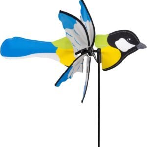 petite 2-in-1 wind chime diameter 28 x 43 x 85 cm with stand rod and hanging set