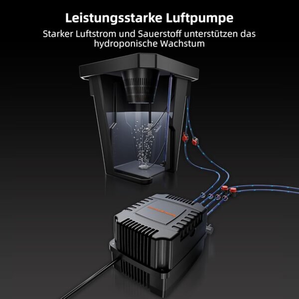 Spider Farmer SF DWC Hydrokultur System mit 27 Liter Eimern für gesundes Wachstum