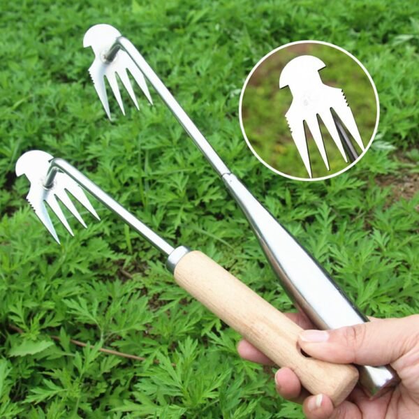 Topbashgo Unkrautstecher mit Stiel für effektives Jäten in engen Gartenfugen